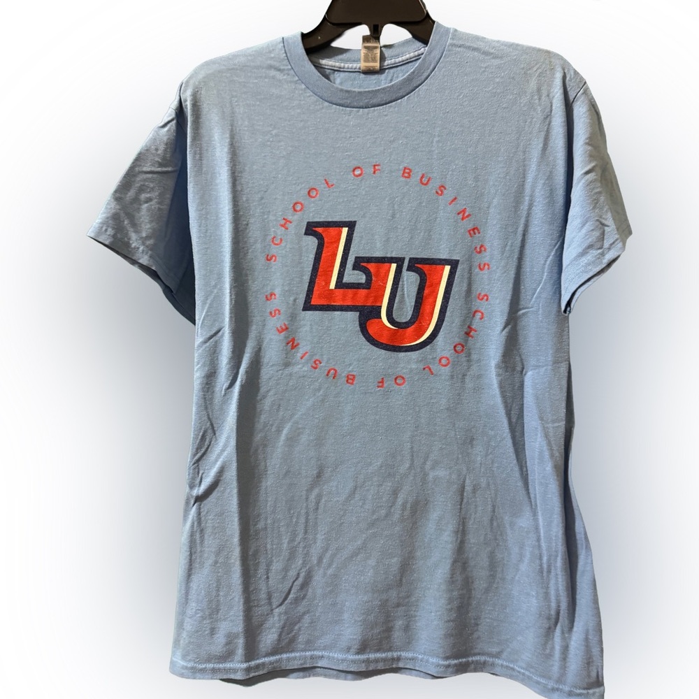 LU Liberty University Flames School of Business Gildan Tee Shirt, Medium